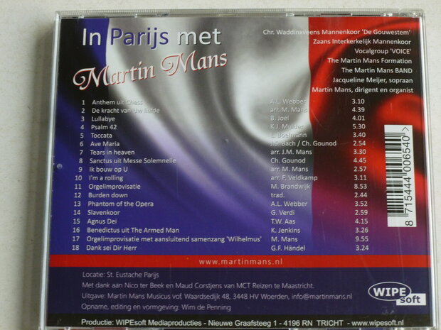 In Parijs met Martin Mans - Live St. Eustache