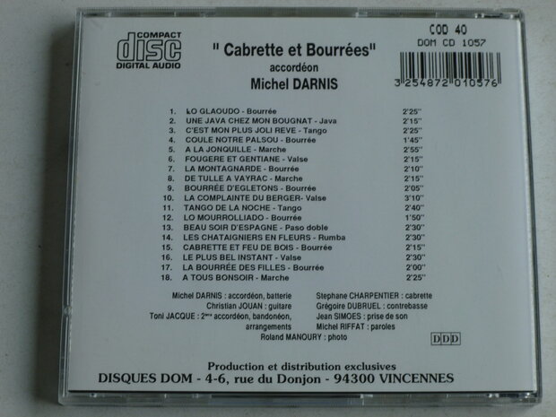 Cabrette et Bourrees - Michel Darnis accordeon