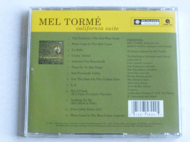 Mel Torme's California Suite