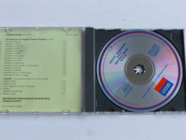 Elgar - Enigma Variations, Falstaff  / Dutoit