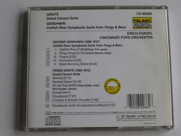 Grofe - Grand Canyon Suite, Gershwin - Catfish Row / Erich Kunzel