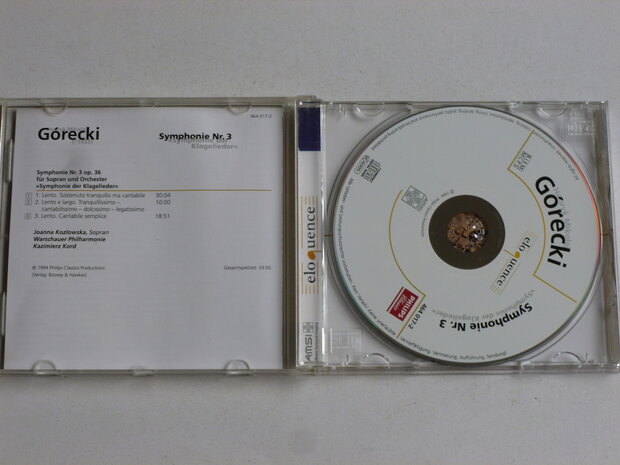 Gorecki - Symphonie nr. 3 / Koslowska, Kazimierz Kord