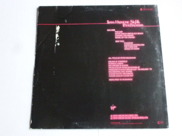 Peter Baumann - Trans Harmonic Nights (LP)