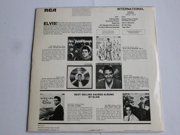 Elvis Presley - Elvis sings Flaming Star (LP)