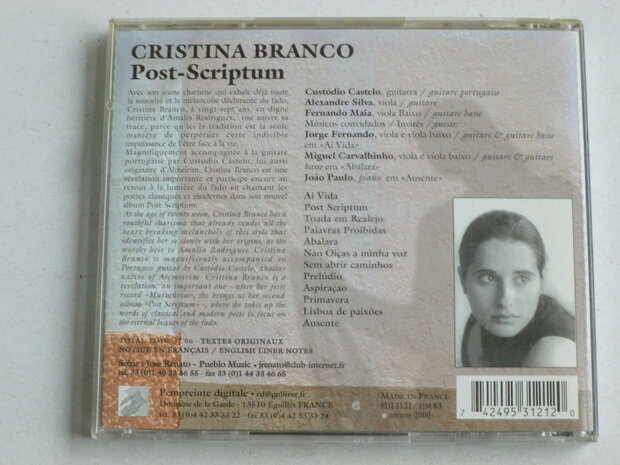 Cristina Branco - Post Scriptum