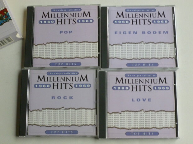 Millennium Hits 1960 - 1969 / Pop, Love, Rock & Eigen Bodem (4 CD)