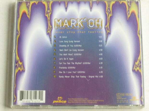 Mark Oh - Never stop that feeling