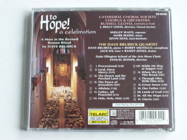 Dave Brubeck - To Hope a Celebration