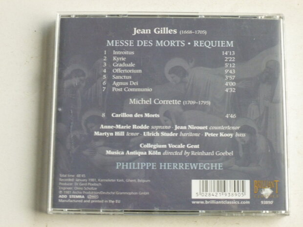 Gilles - Messe des Morts , Requiem / Philippe Herreweghe