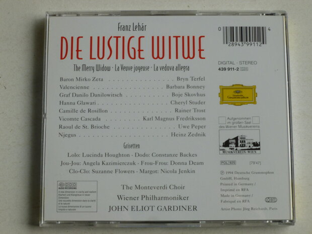 Lehar - Die Lustige Witwe / Cheryl Studer, Gardiner (spec. edition)