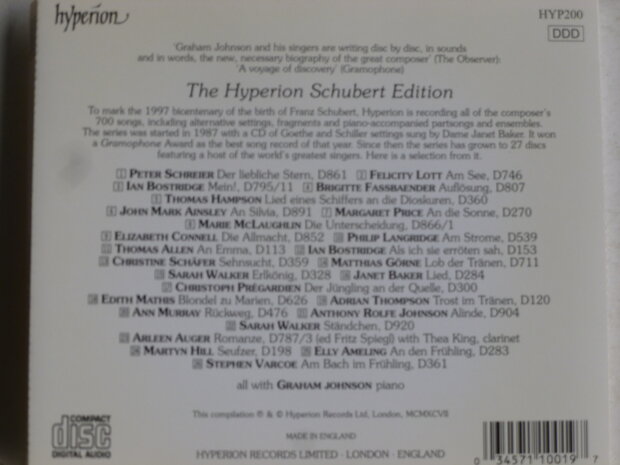The Hyperion Schubert Edition 
