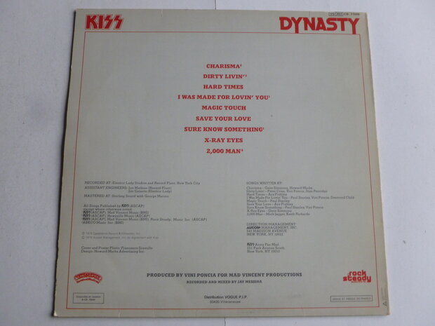 Kiss - Dynasty (LP) VG407CB71049