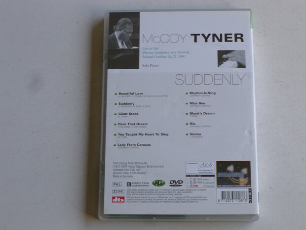 McCoy Tyner - Suddenly / Live at the Warsaw Jazz Festival (DVD)