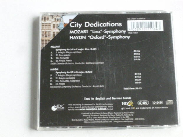 City Dedications ; Mozart, Haydn / Arnold Katz