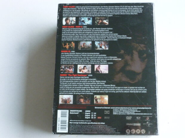 Rambo Collection 1 - 4 /Sylvester Stallone ( 4 DVD) Nieuw