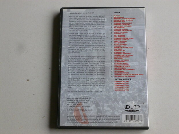 Feyenoord - Seizoen 98/99 Kampioen van Nederland (DVD)