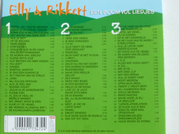 Elly & Rikkert - Een Boom vol Liedjes (3 CD)