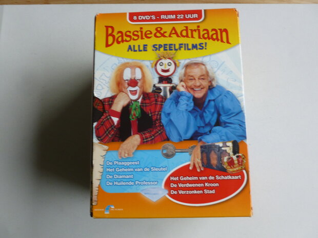 Bassie & Adriaan - Alle Speelfilms (8 DVD)