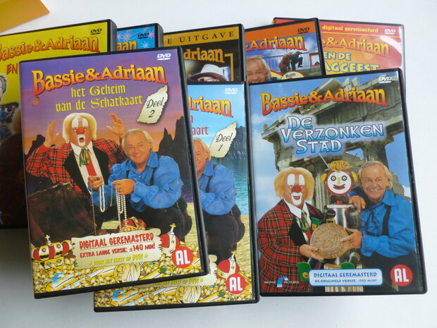 Bassie & Adriaan - Alle Speelfilms (8 DVD)