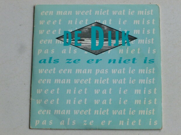 De Dijk - Als ze er niet is (CD Single)