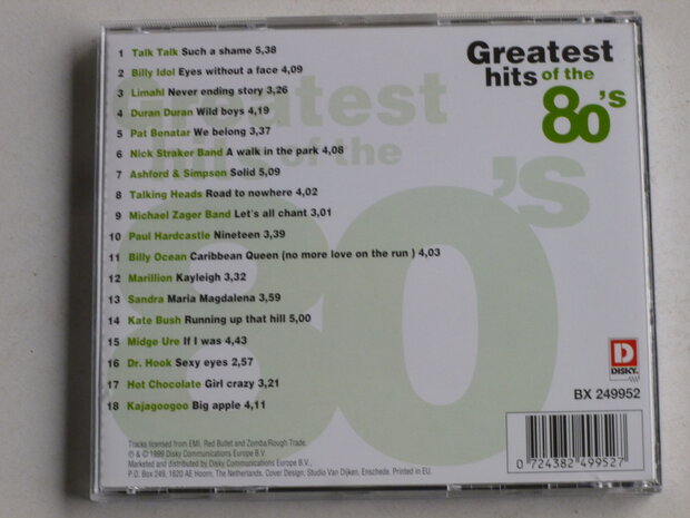 Greatest Hits of the 80's CD3