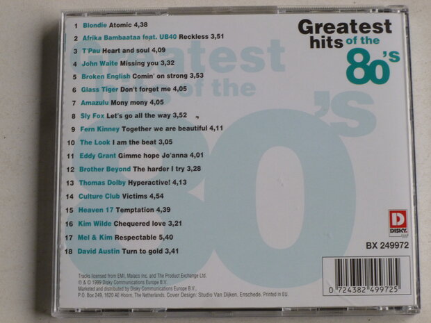 Greatest Hits of the 80's CD6