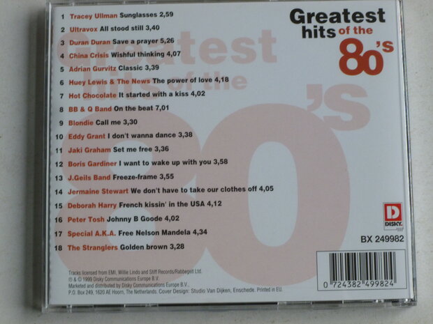 Greatest Hits of the 80's CD7