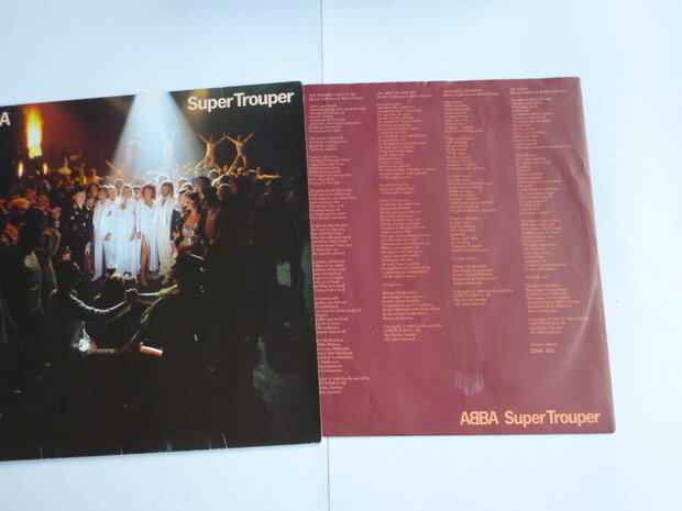 Abba - Super Trouper (LP) hoes beschadigd