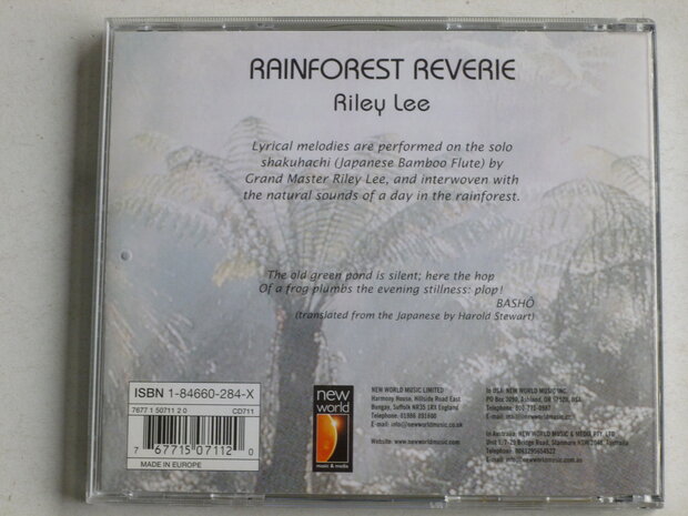 Rainforest - Reverie / Riley Lee, Shakuhachi