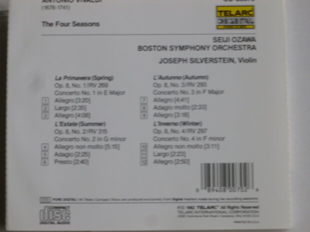Vivaldi - The Four Seasons / Seiji Ozawa