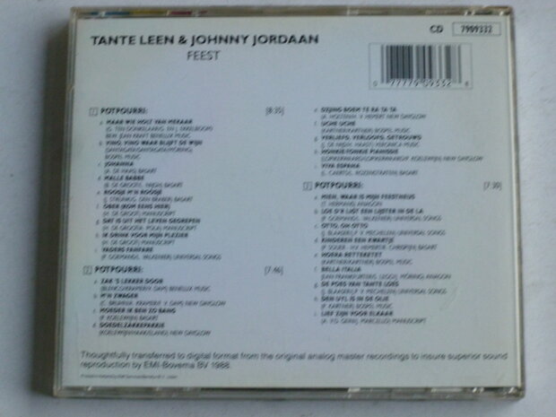 Tante Leen & Johnny Jordaan - Feest