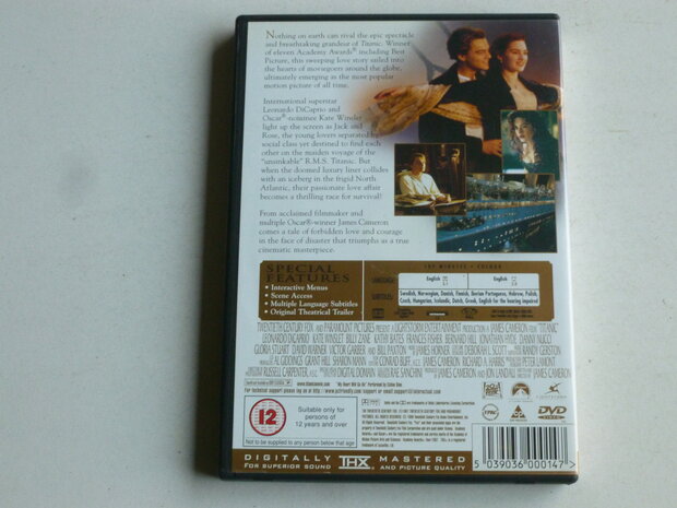 Titanic - Leonardo Dicaprio, Kate Winslet, James Cameron (DVD) 