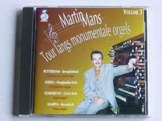 Martin Mans - Tour langs Monumentale Orgels vol. 3 (gesigneerd)