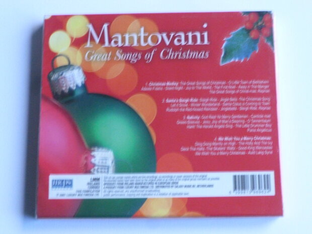 Mantovani - Great Songs of Christmas (nieuw)