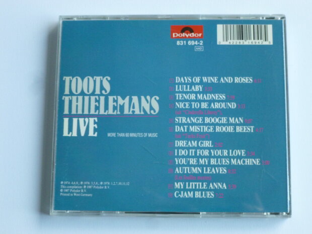 Toots Thielemans - Live