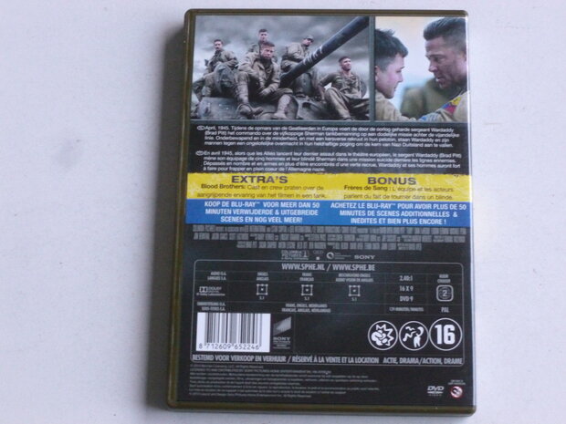 Fury - Brad Pitt (DVD)