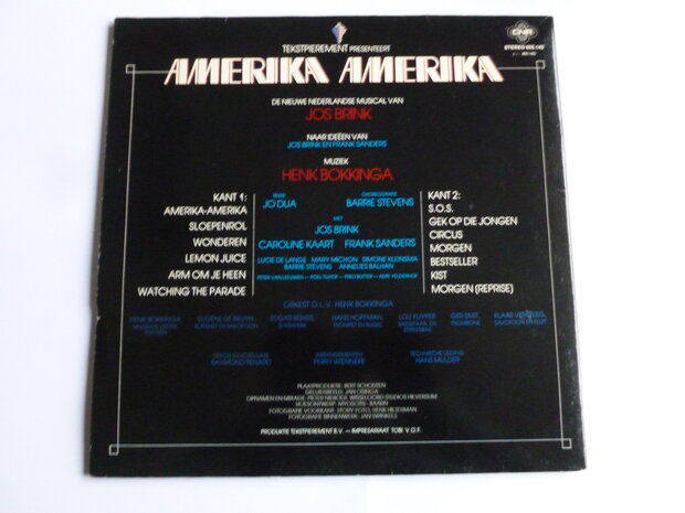 Amerika Amerika - Jos Brink, Frank Sanders (LP)