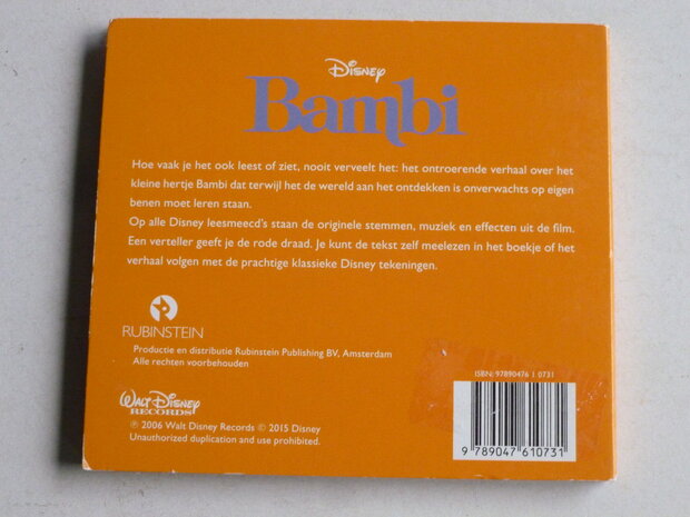 Walt Disney - Bambi (lees mee CD)