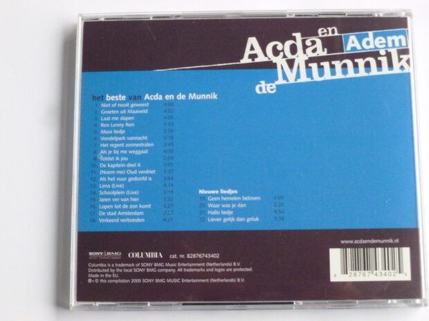 Acda en de Munnik - Adem / Het beste van 