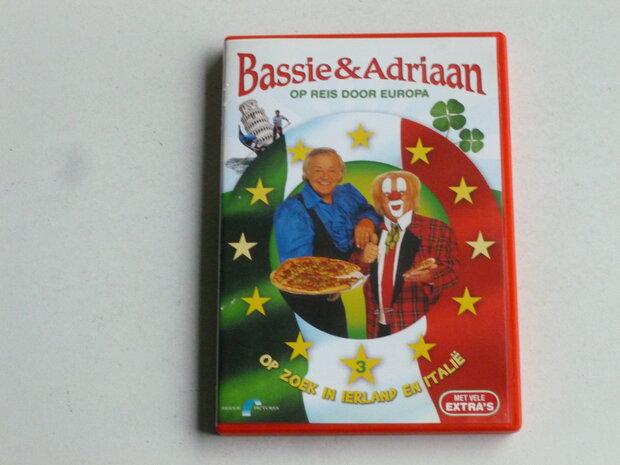 Bassie & Adriaan - op reis door Europa 3 / op zoek in Ierland en Italie (DVD)