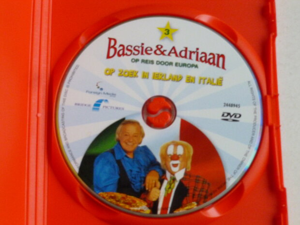 Bassie & Adriaan - op reis door Europa 3 / op zoek in Ierland en Italie (DVD)