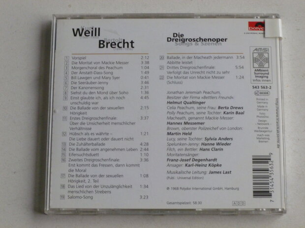 Kurt Weill - Die Dreigroschenoper / James Last