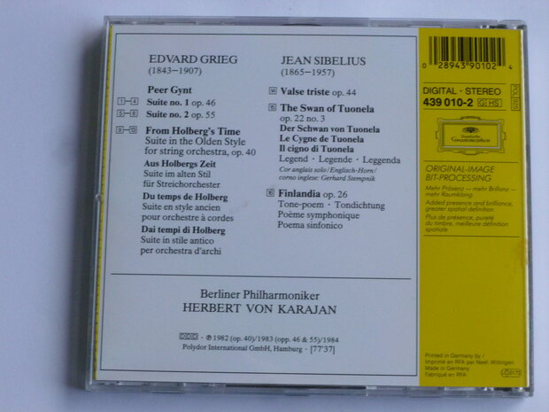 Grieg - Peer Gynt Suites / Herbert von Karajan