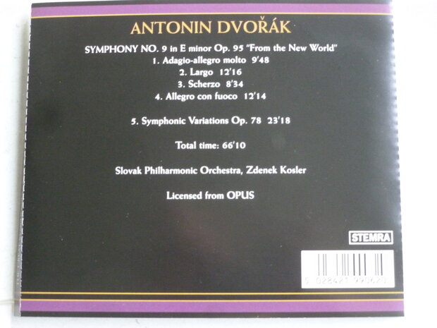 Dvorak - Symphony 9 / Zdenek Kosler