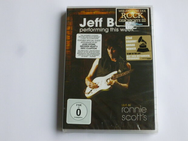 Jeff Beck - Live at Ronnie Scott's (DVD) Nieuw