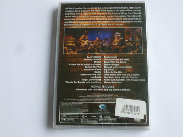 Jeff Beck - Live at Ronnie Scott's (DVD) Nieuw