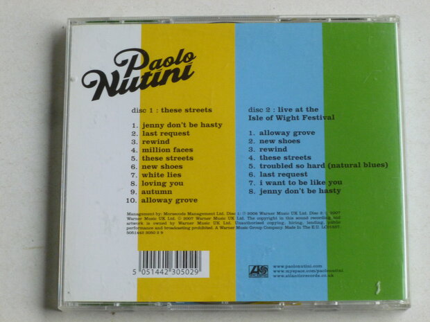 Paolo Nutini - These Streets ; festival edition (2 CD)