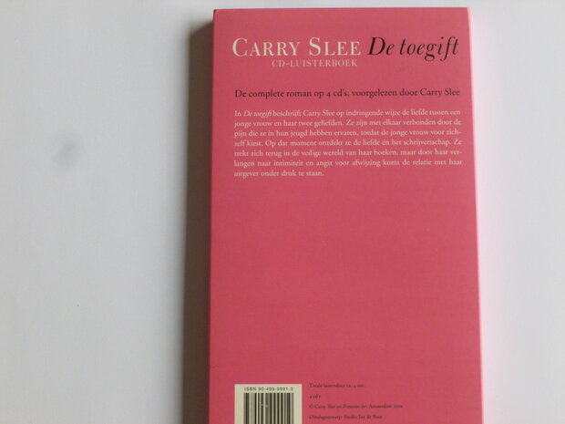 Carry Slee - De Toegift (4 CD Luisterboek)