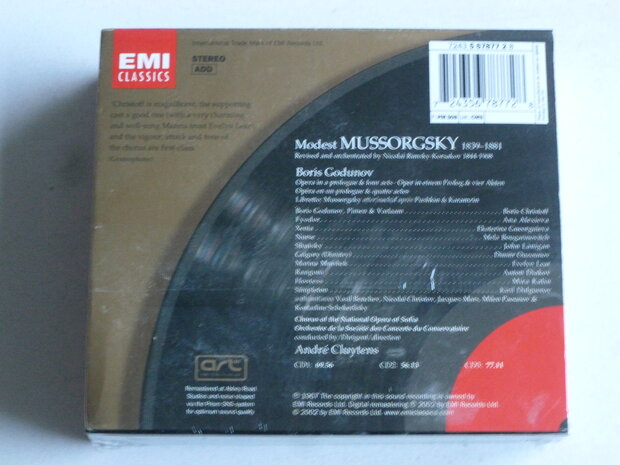 Mussorgsky - Boris Godunov / Andre Cluytens (3 CD) Nieuw