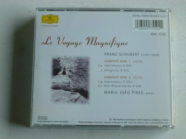 Maria Joäo Pires - Le Voyage Magnifique / Schubert Impromptus (2 CD)